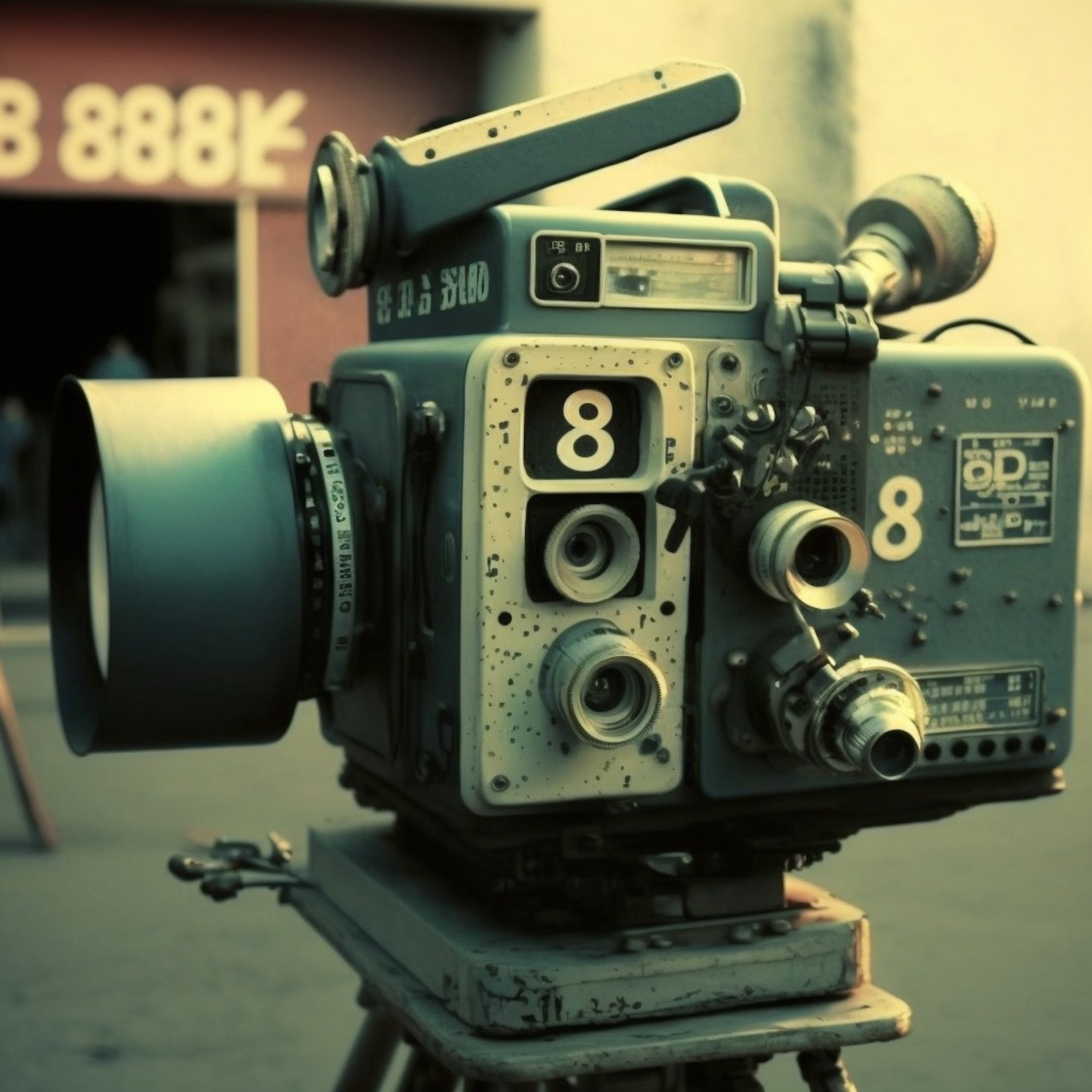 Super eight movie camera